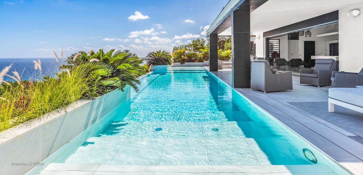 Villa Pool at WV RSD, Vitet, St. Barthelemy
