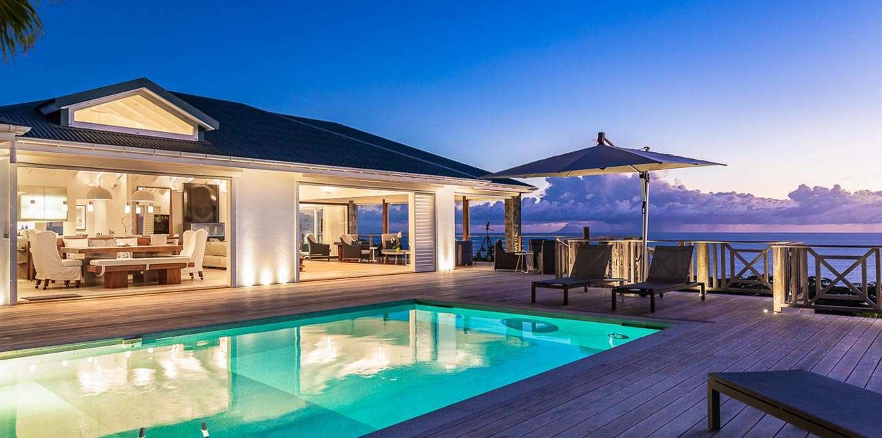 Villa Pool at WV MER, Gouverneur, St. Barthelemy