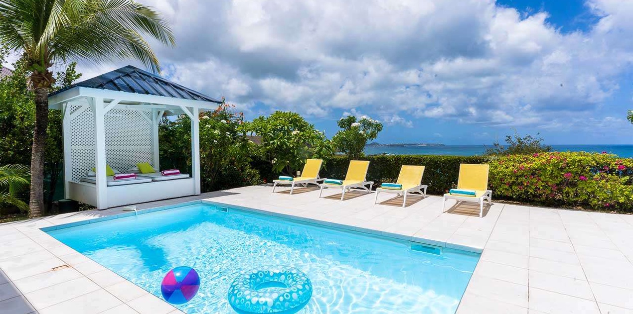 Villa Pool at PIE BLS, Happy Bay, St. Martin