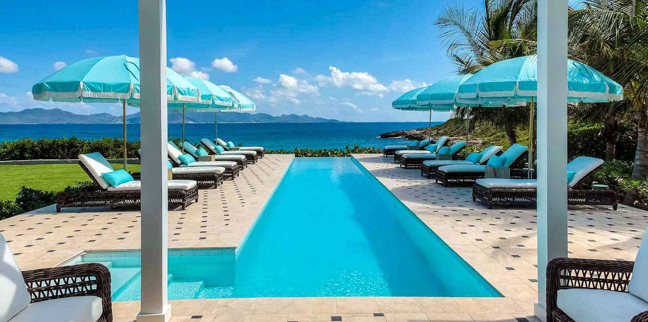 Villa Pool at AXA TNM, Elsie Bay, Anguilla