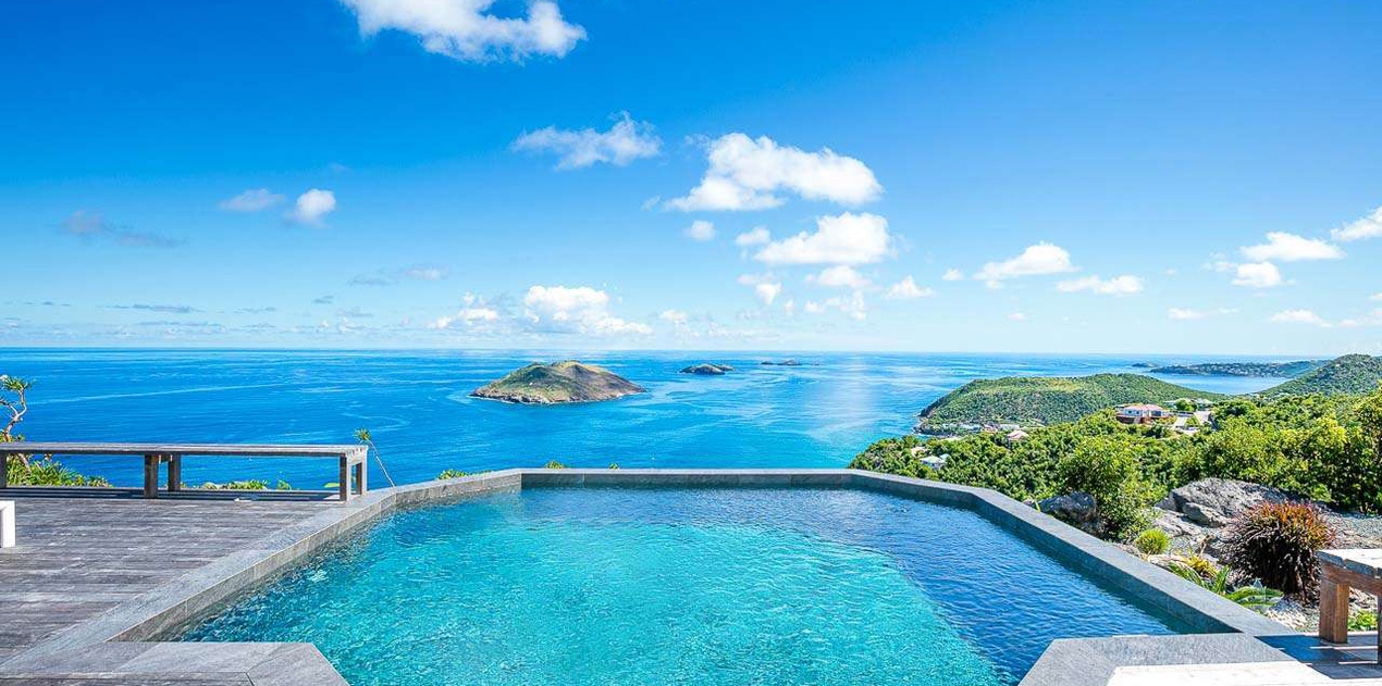 Villa Pool at WV BYZ, Colombier, St. Barthelemy