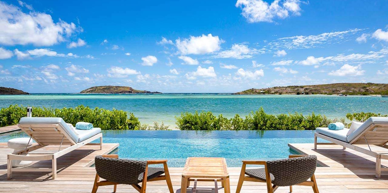 Villa Pool at WV AQA, Grand Cul de Sac, St. Barthelemy