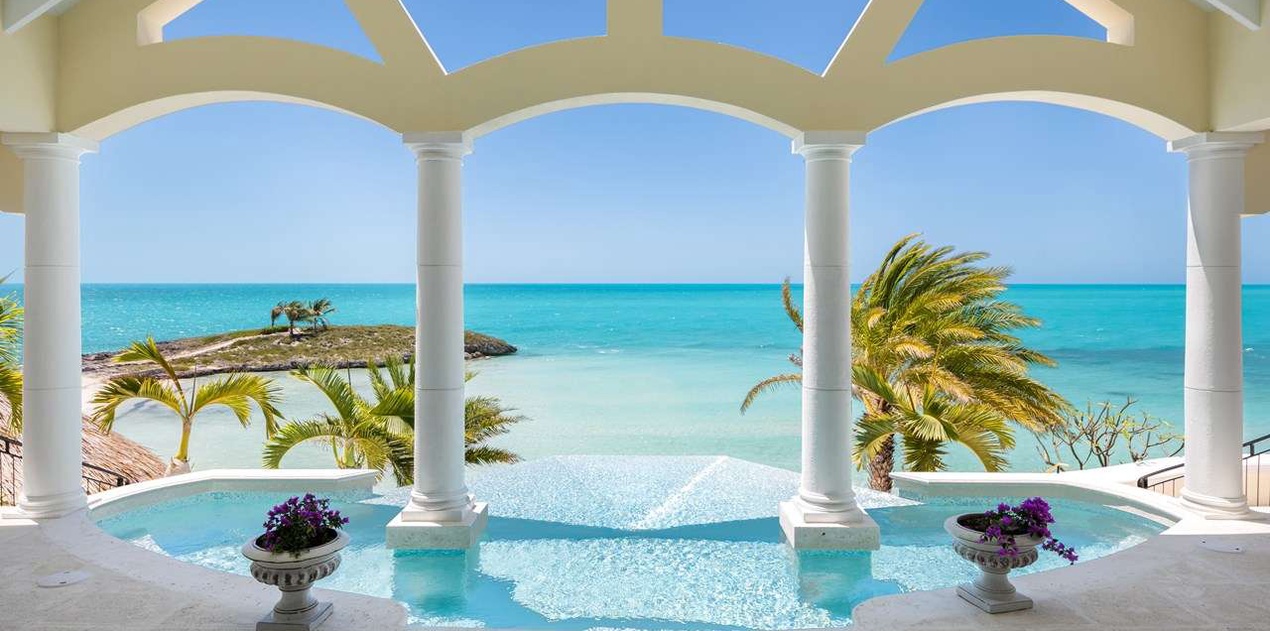 Villa Pool at TC EMA, Turtle Tail, Turks & Caicos