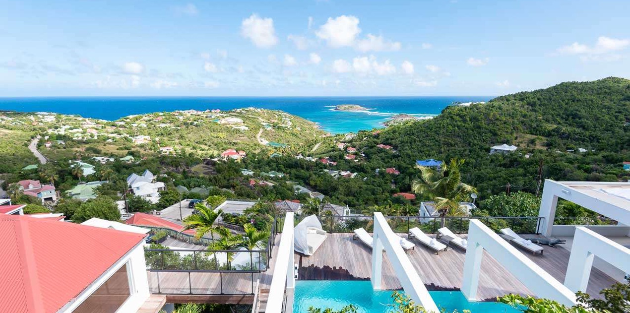 The view from WV ECL, Camaruche, St. Barthelemy