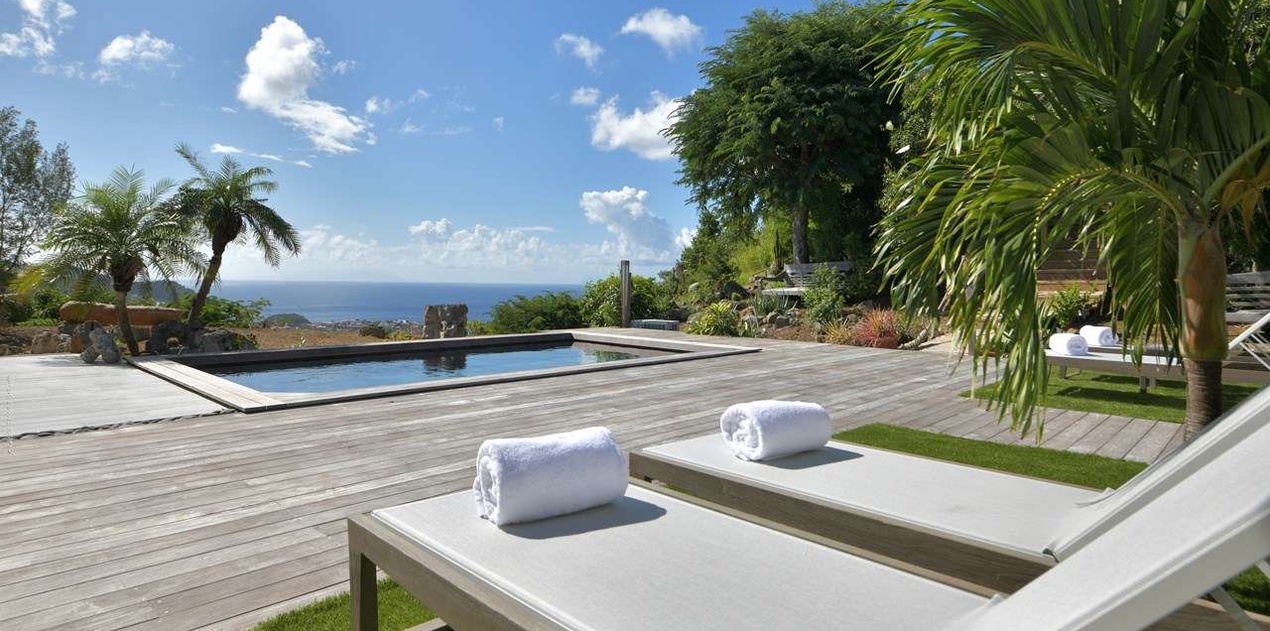 Deck at WV ALW, Colombier, St. Barthelemy