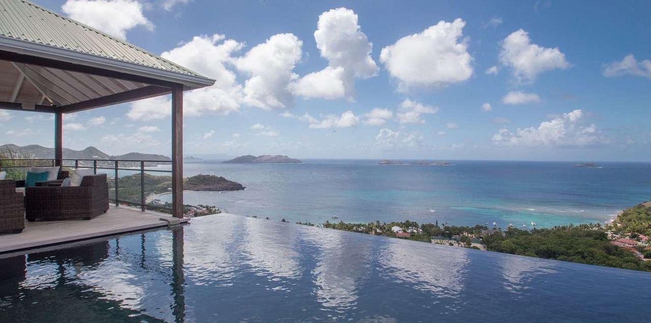 Villa Pool at WV GEA, Petite Saline, St. Barthelemy