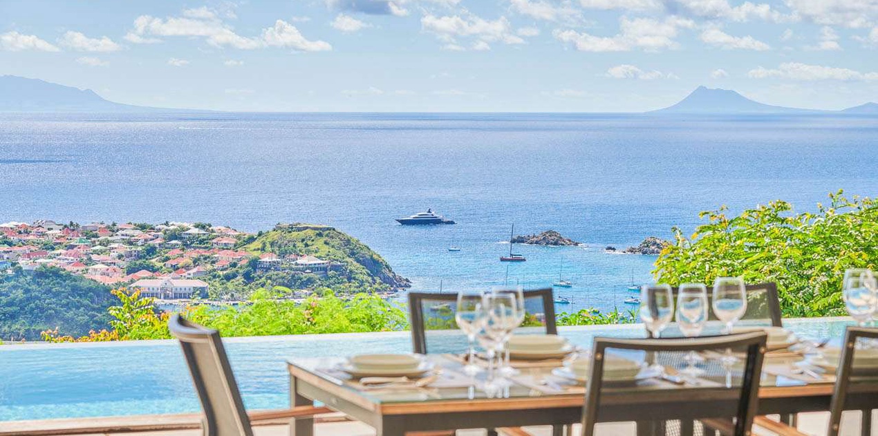 The view from WV ANK, Colombier, St. Barthelemy