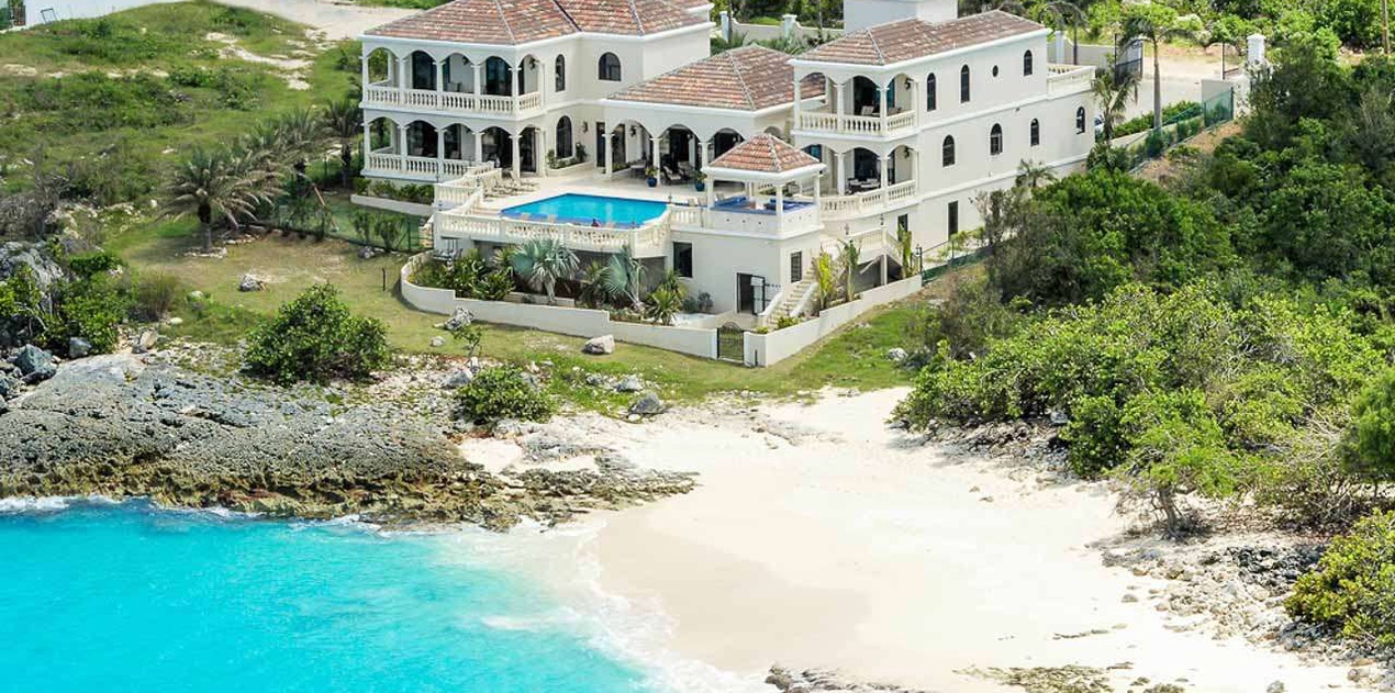 Aerial photo of AXA CAS, Little Bay, Anguilla