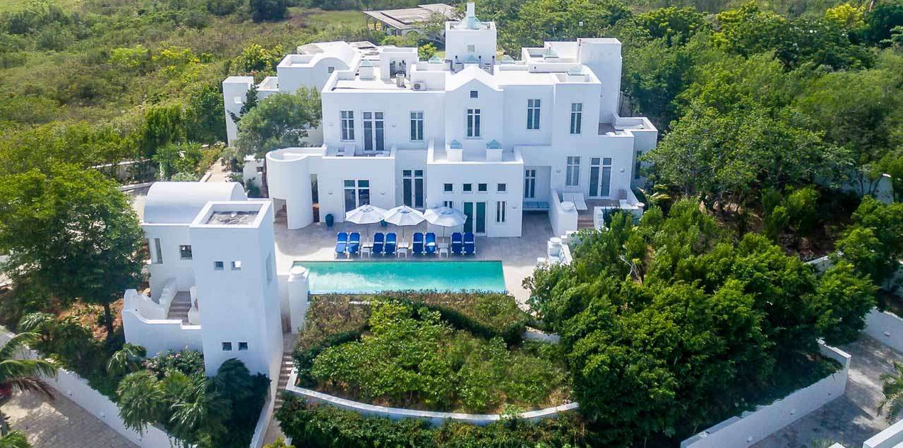 Aerial photo of AXA SKY, Long Bay, Anguilla