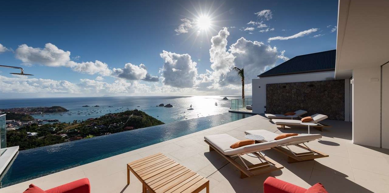 Villa Pool at WV DZR, Colombier, St. Barthelemy