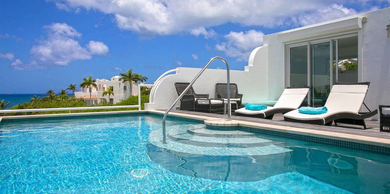 Villa Pool at PIE BDV, Beachfront/Cupecoy, St. Martin