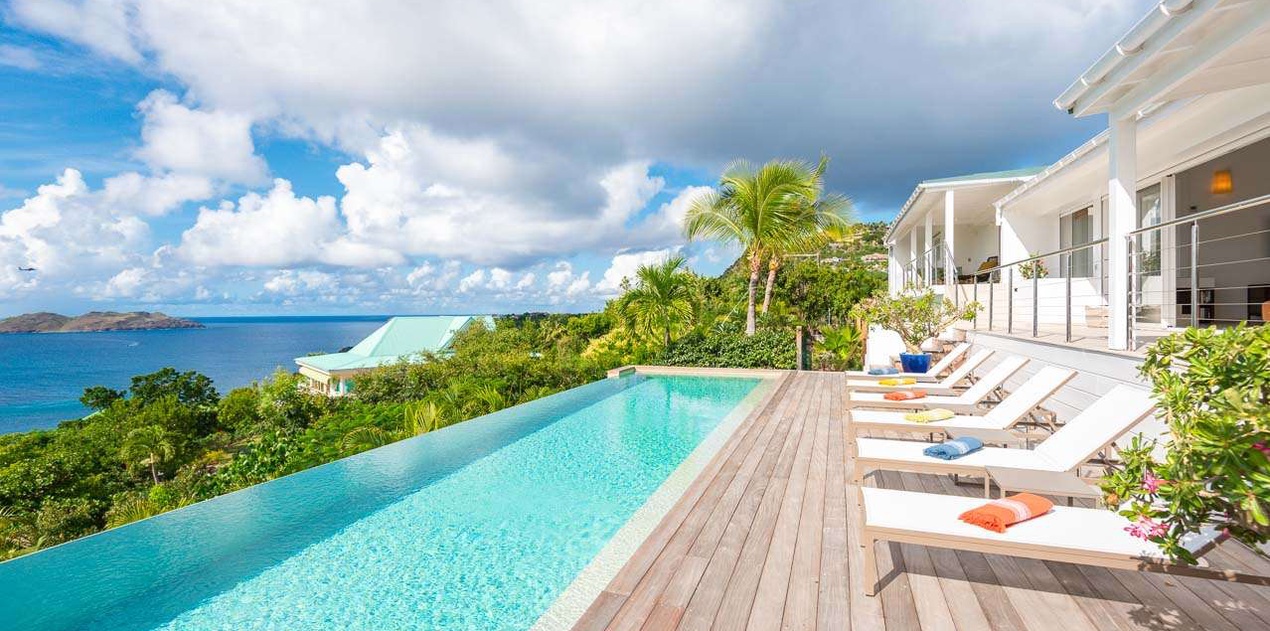 Villa Pool at WV LLA, St. Jean, St. Barthelemy