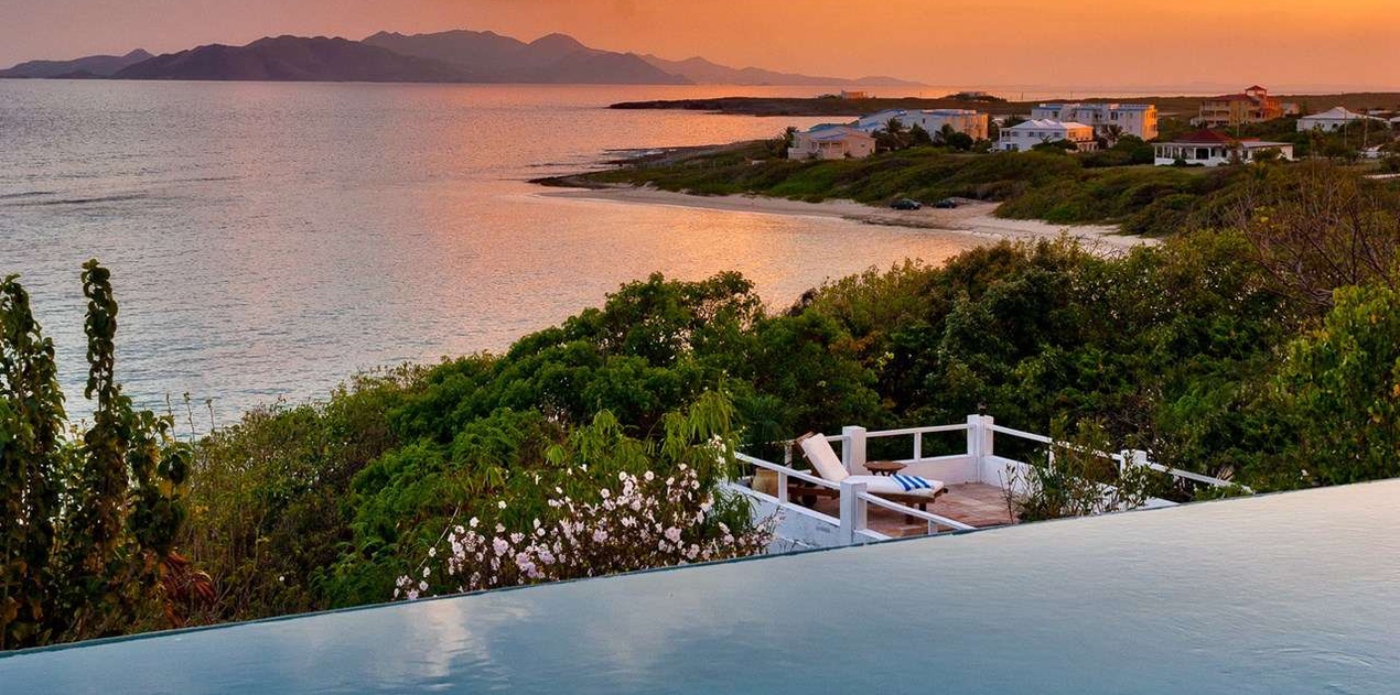 The view from AXA ZEN, Sandy Hill, Anguilla