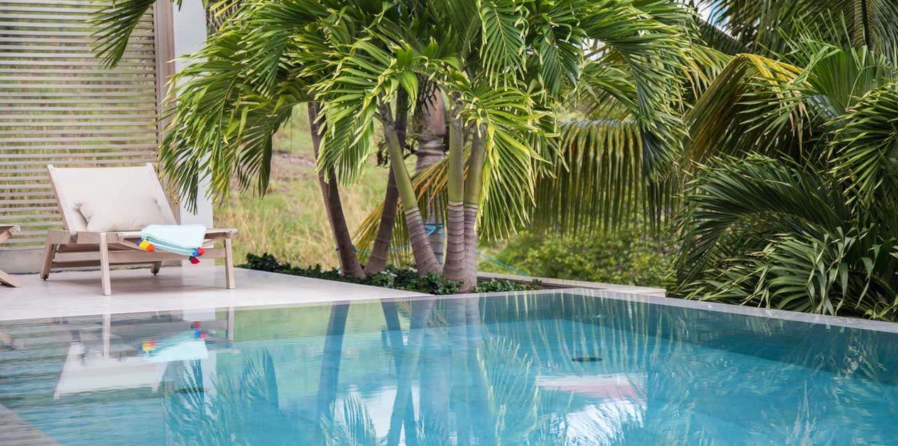 Villa Pool at WV CBA, Grand Cul de Sac, St. Barthelemy