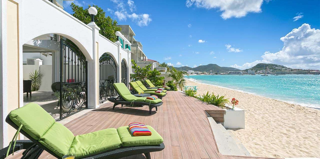 Deck at PIE VIT, Simpson Bay Lagoon, St. Martin