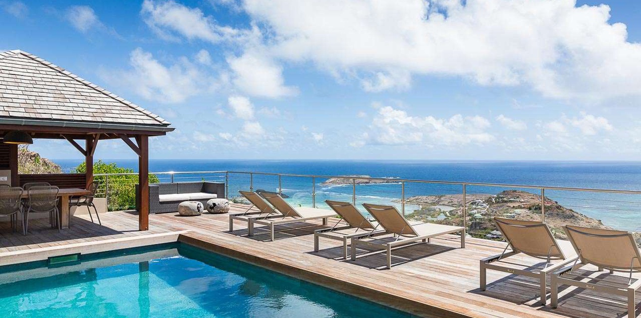 Villa Pool at WV ZUL, Vitet, St. Barthelemy