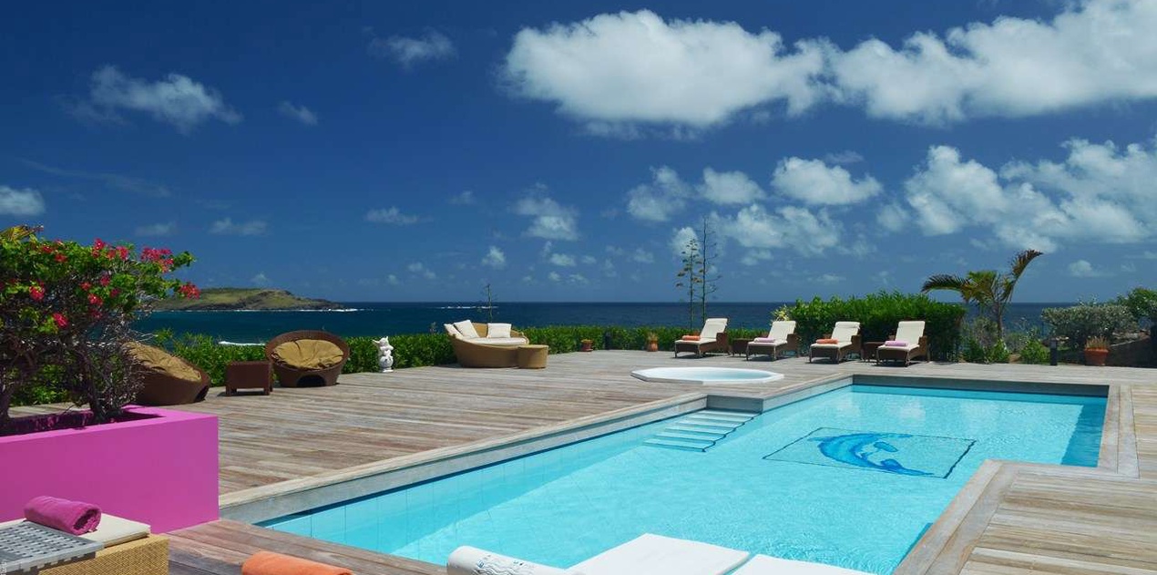 Villa Pool at WV SUN, Petit Cul de Sac, St. Barthelemy