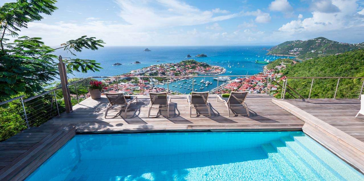 Villa Pool at WV MOU, Lurin, St. Barthelemy
