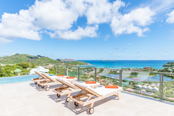 Terrace at WV VOB, St. Jean, St. Barthelemy