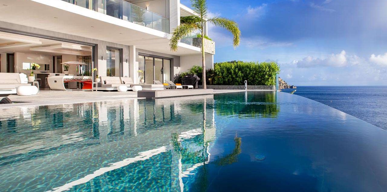 Villa Pool at WV AXL, Gustavia, St. Barthelemy