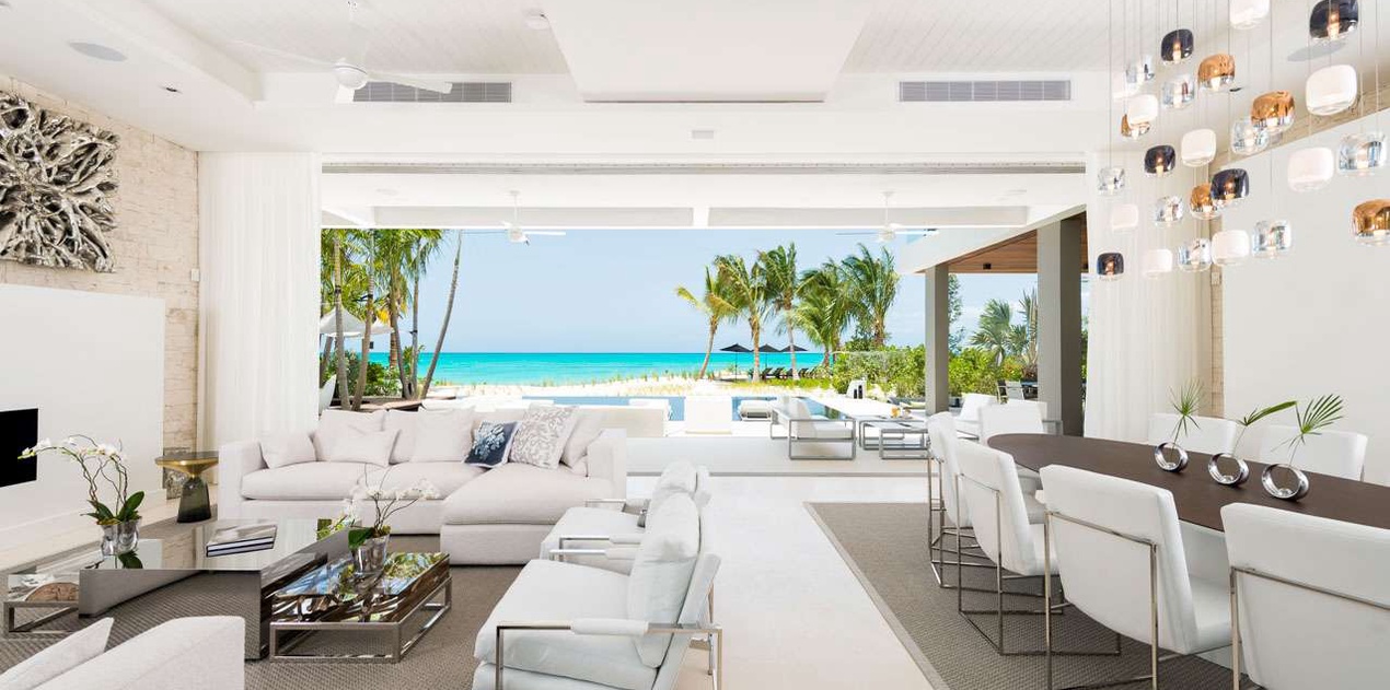 Interior of PL AWA, Grace Bay/Leeward, Turks & Caicos