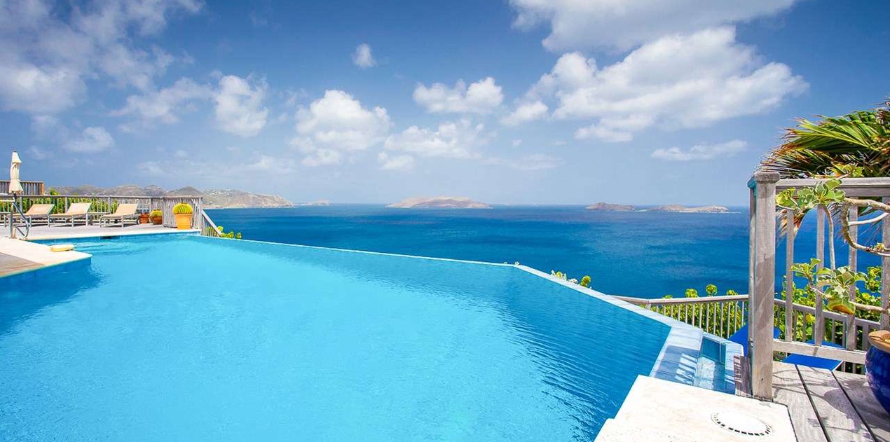 Villa Pool at WV FRE, Pointe Milou, St. Barthelemy