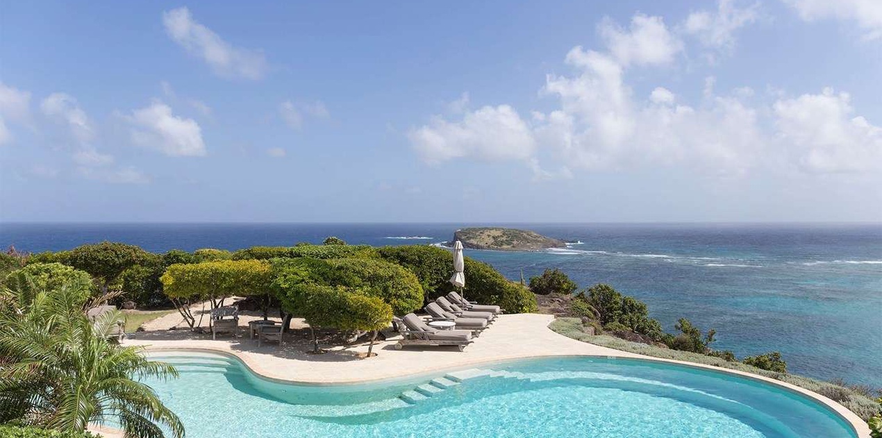 Villa Pool at WV JAY, Mont Jean, St. Barthelemy