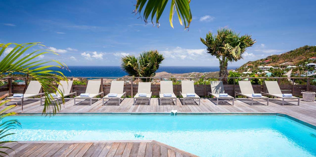 Villa Pool at WV VNA, Vitet, St. Barthelemy
