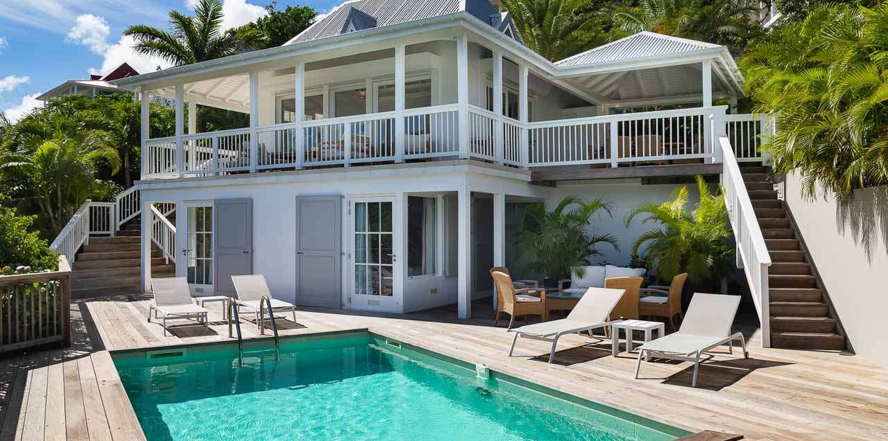 Villa Pool at WV ART, Flamands, St. Barthelemy