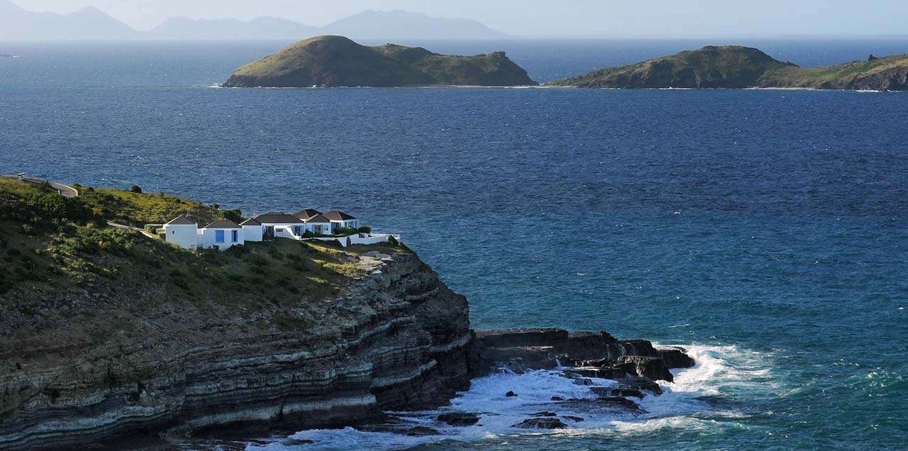 Aerial photo of WV MOZ, Pointe Milou, St. Barthelemy