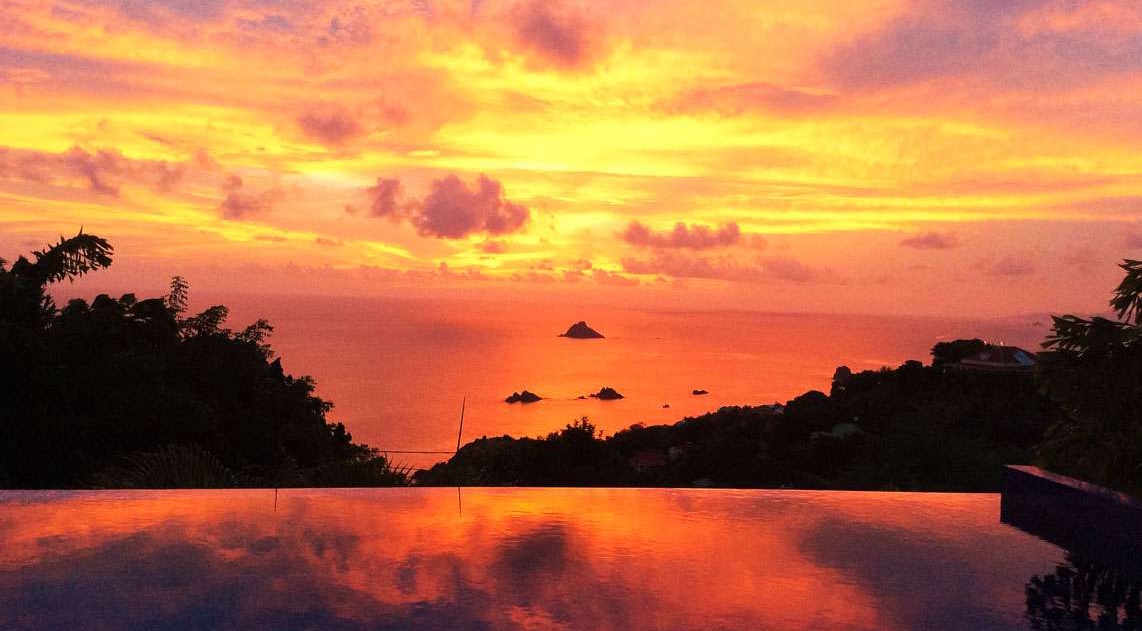 The view from WV VLC, Lurin, St. Barthelemy
