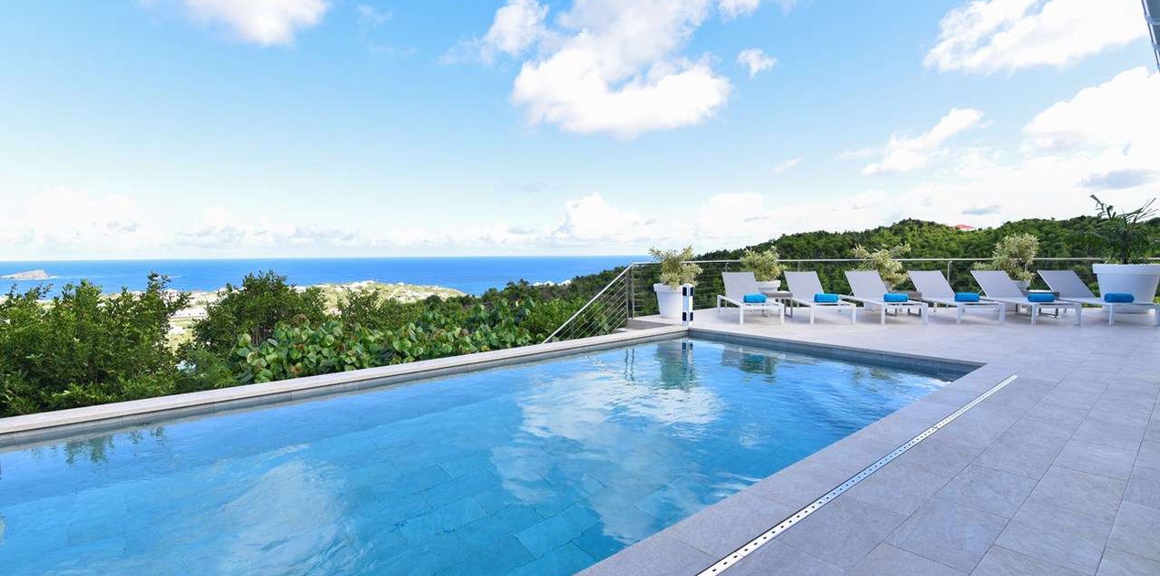 Villa Pool at WV ACR, Vitet, St. Barthelemy