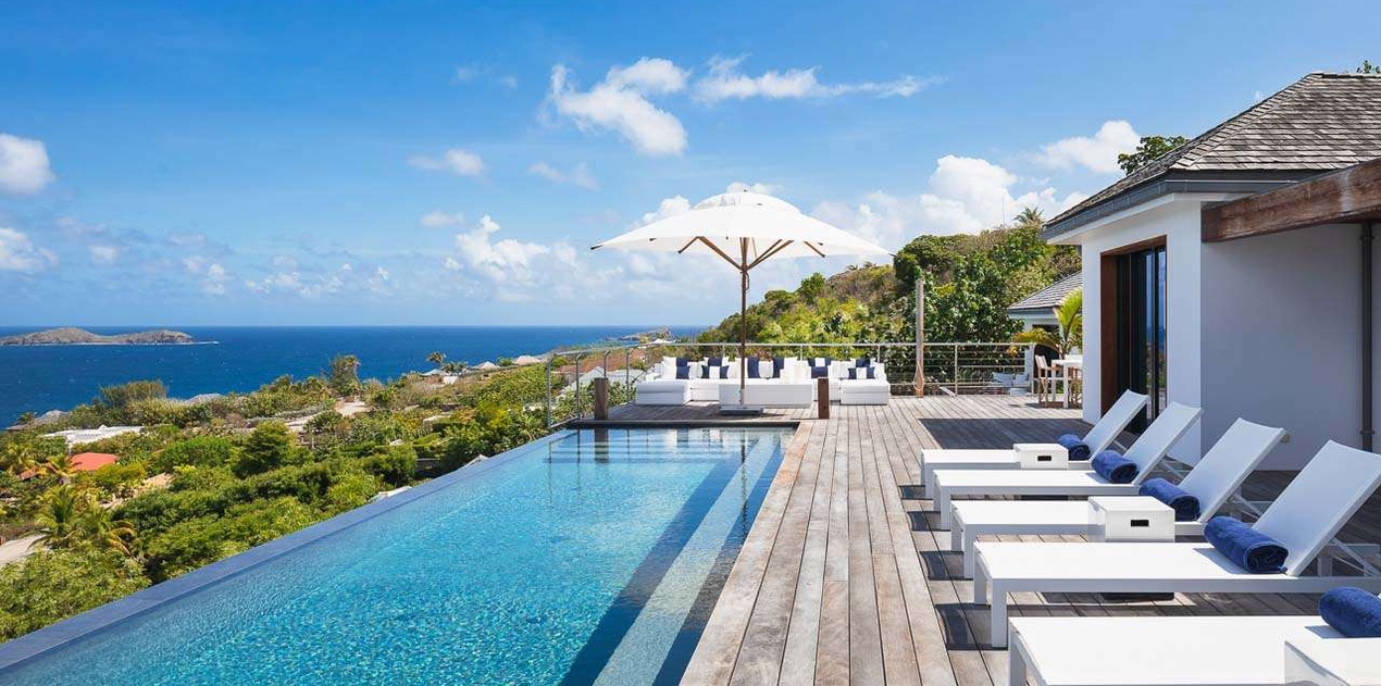 Villa Pool at WV CAA, Pointe Milou, St. Barthelemy
