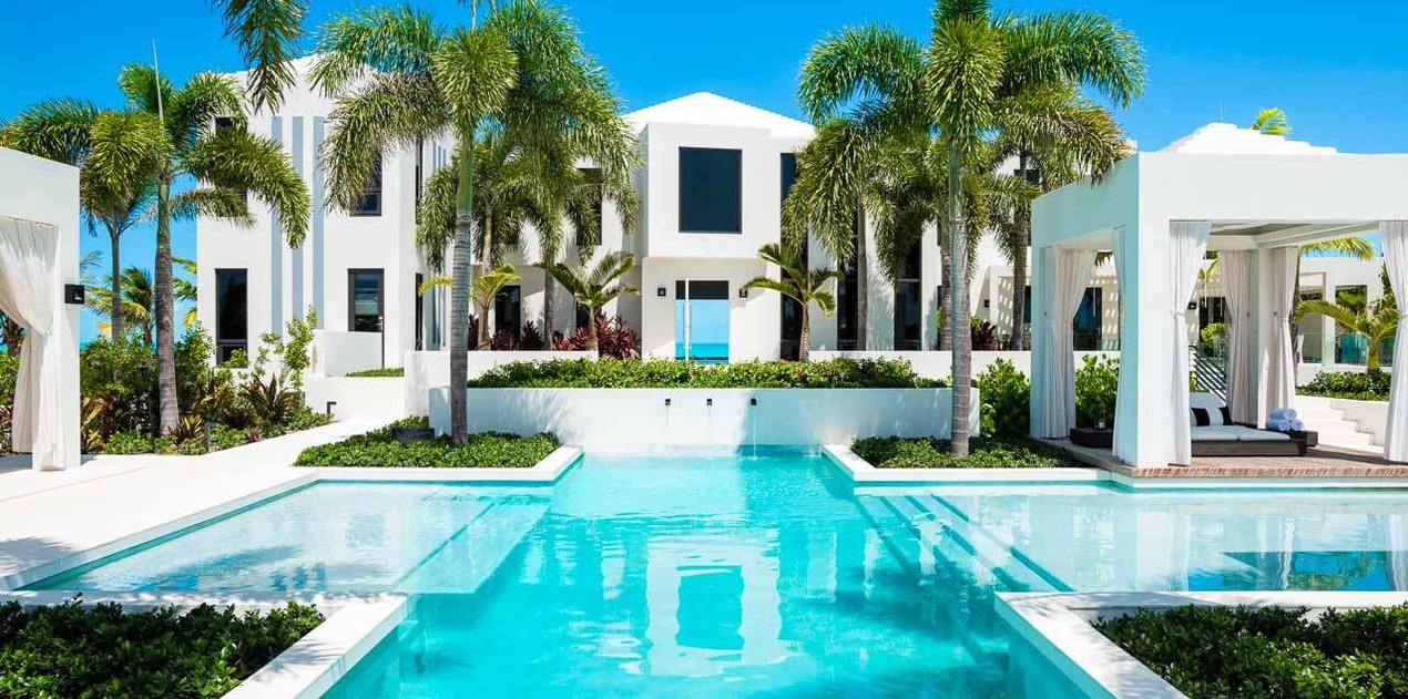 Villa Pool at TC TRI, Long Bay Beach, Turks & Caicos