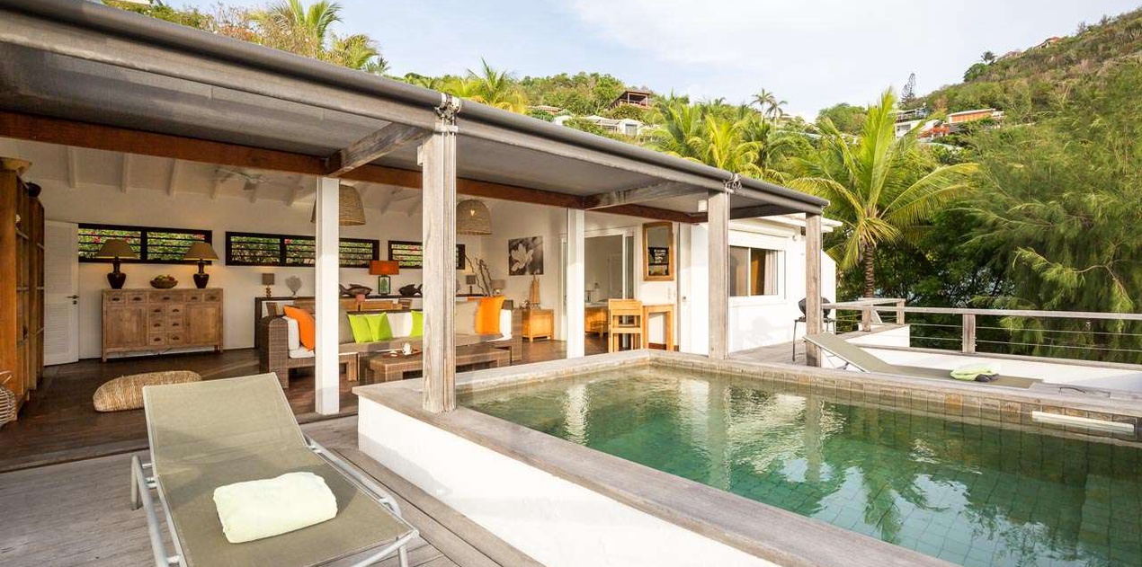 Deck at WV BOU, Pointe Milou, St. Barthelemy