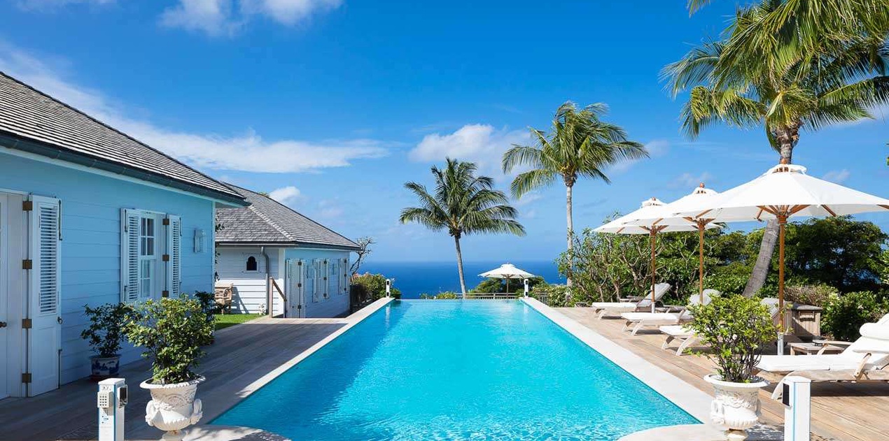 Villa Pool at WV PBO, Colombier, St. Barthelemy