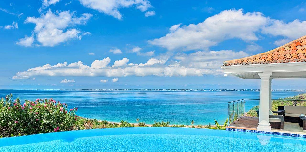 Villa Pool at PIE HAP, Mt. Choisy, St. Martin