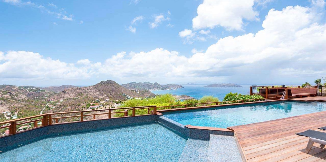Villa Pool at WV JAB, Petite Saline, St. Barthelemy