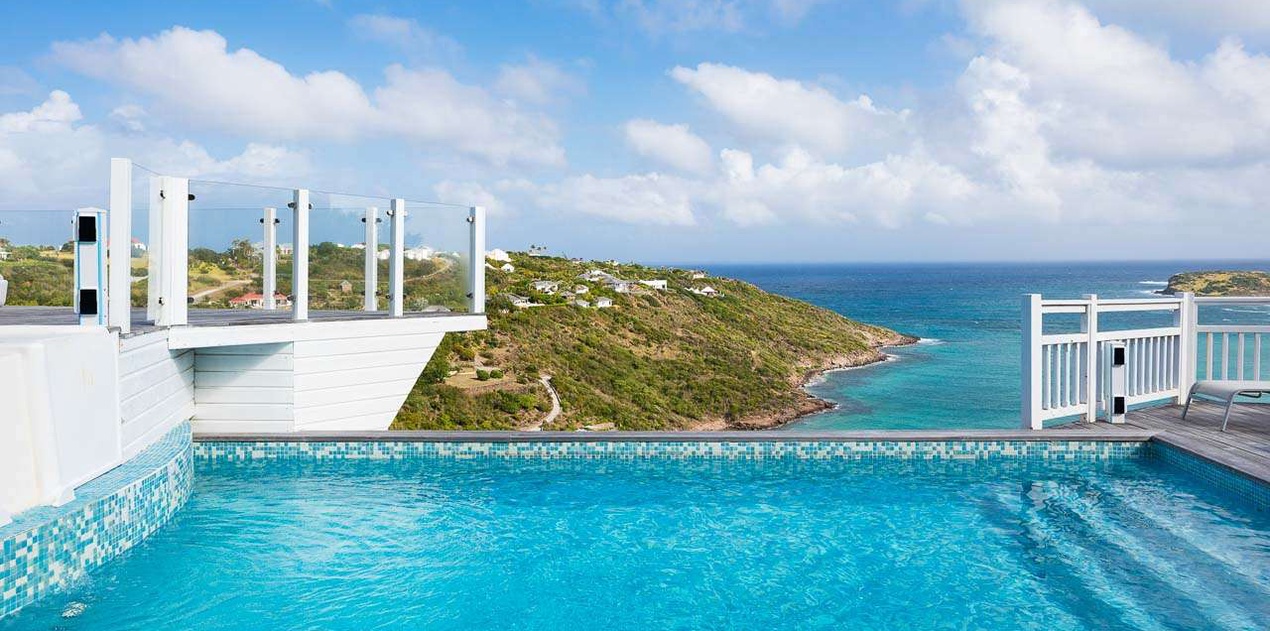Villa Pool at WV MLA, Marigot, St. Barthelemy