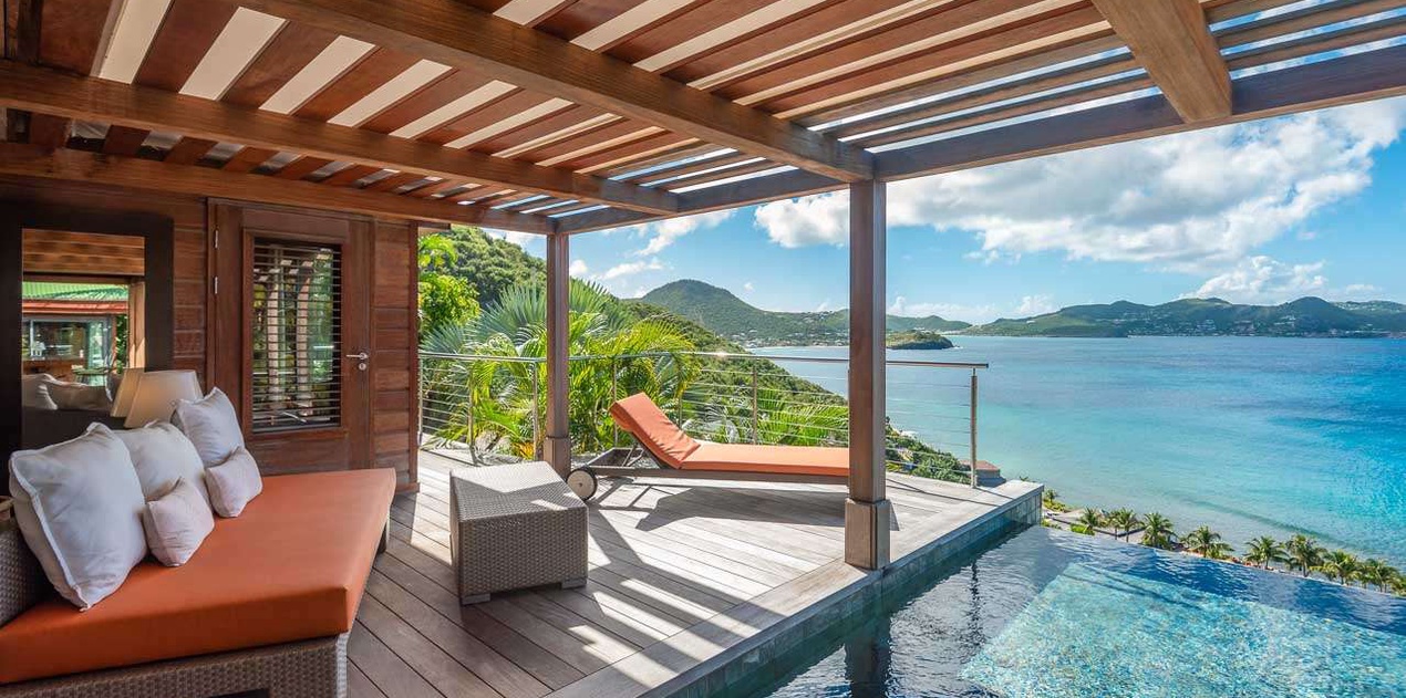Villa Pool at WV BAY, Pointe Milou, St. Barthelemy