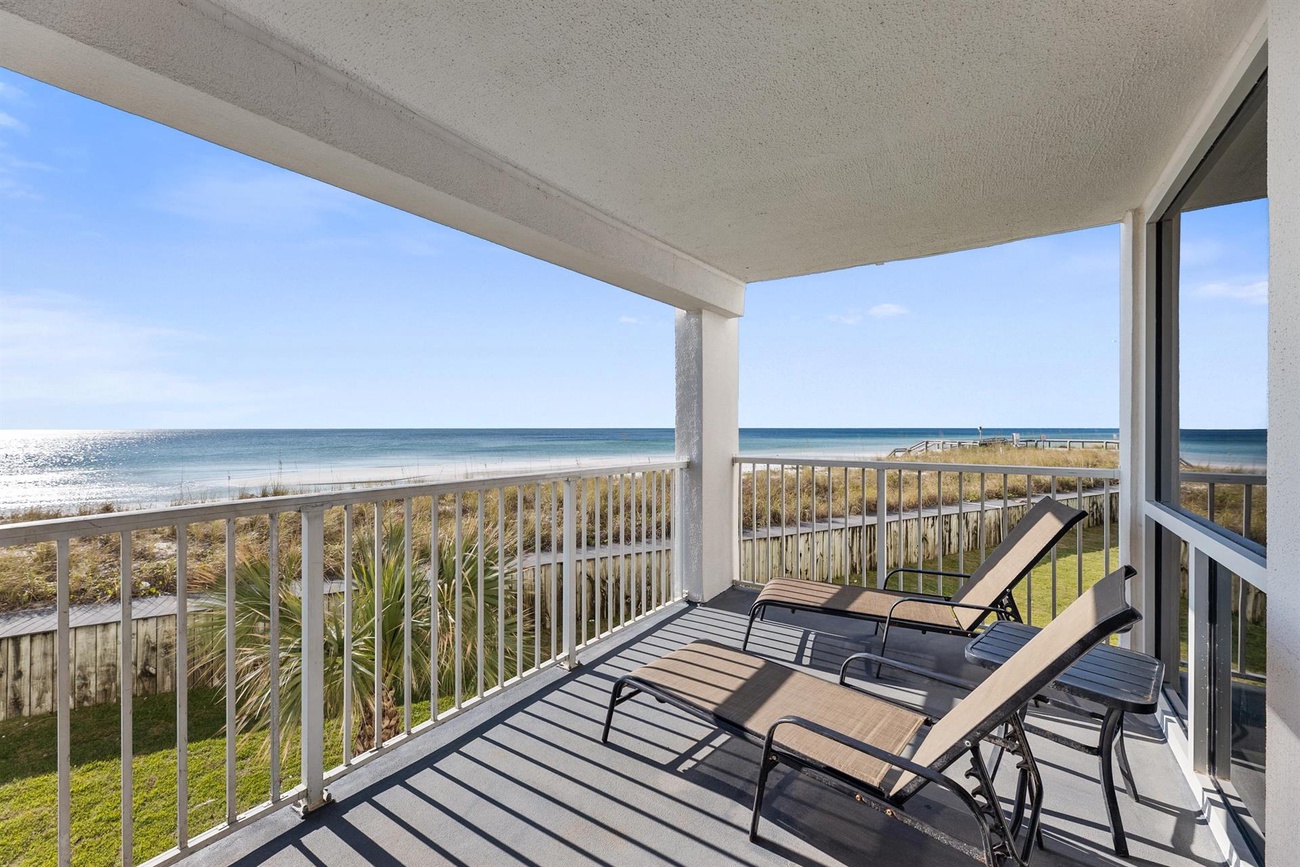 Relax on your private balcony as you watch waves roll onto pristine sand, feeling ocean breezes and endless tranquility.