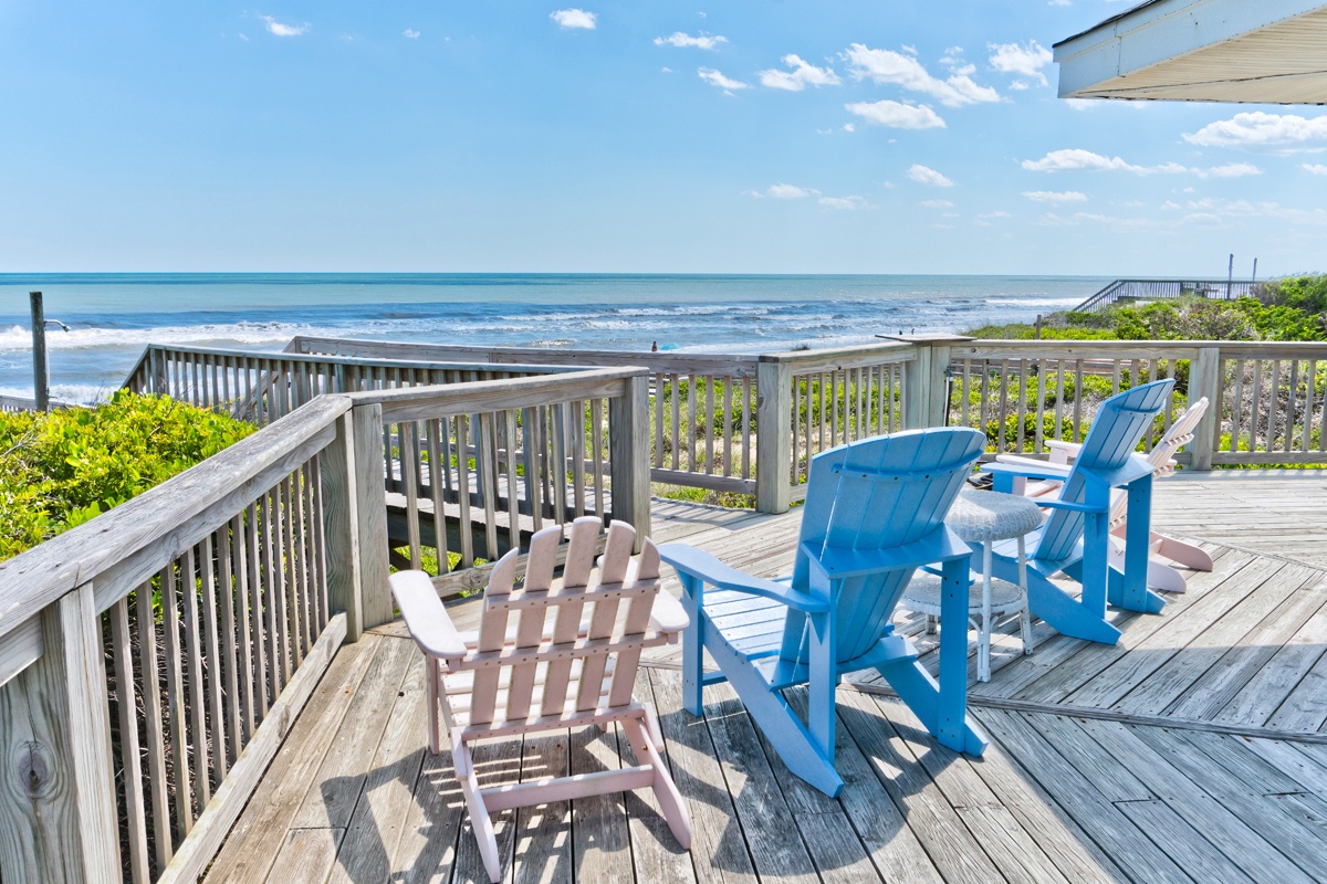 View off Oceanfront Deck