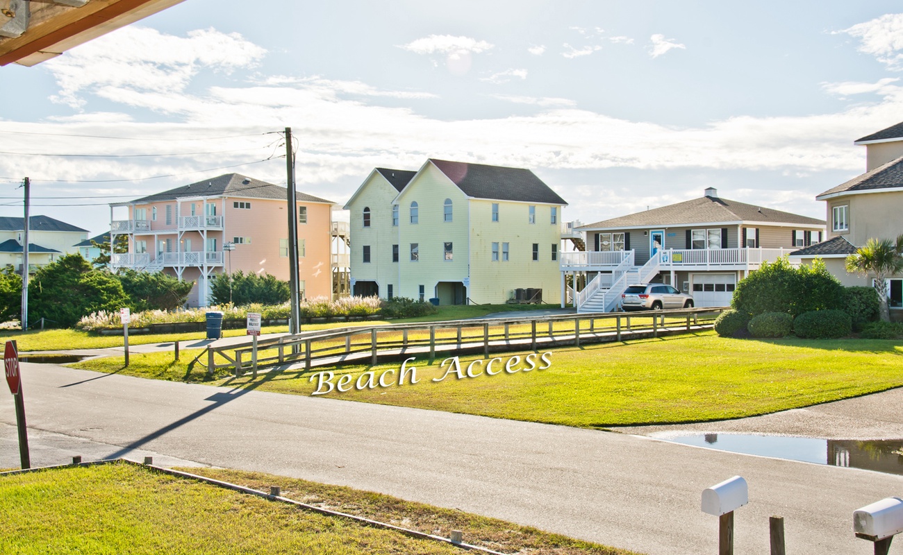 Beach Access Right Across the Street