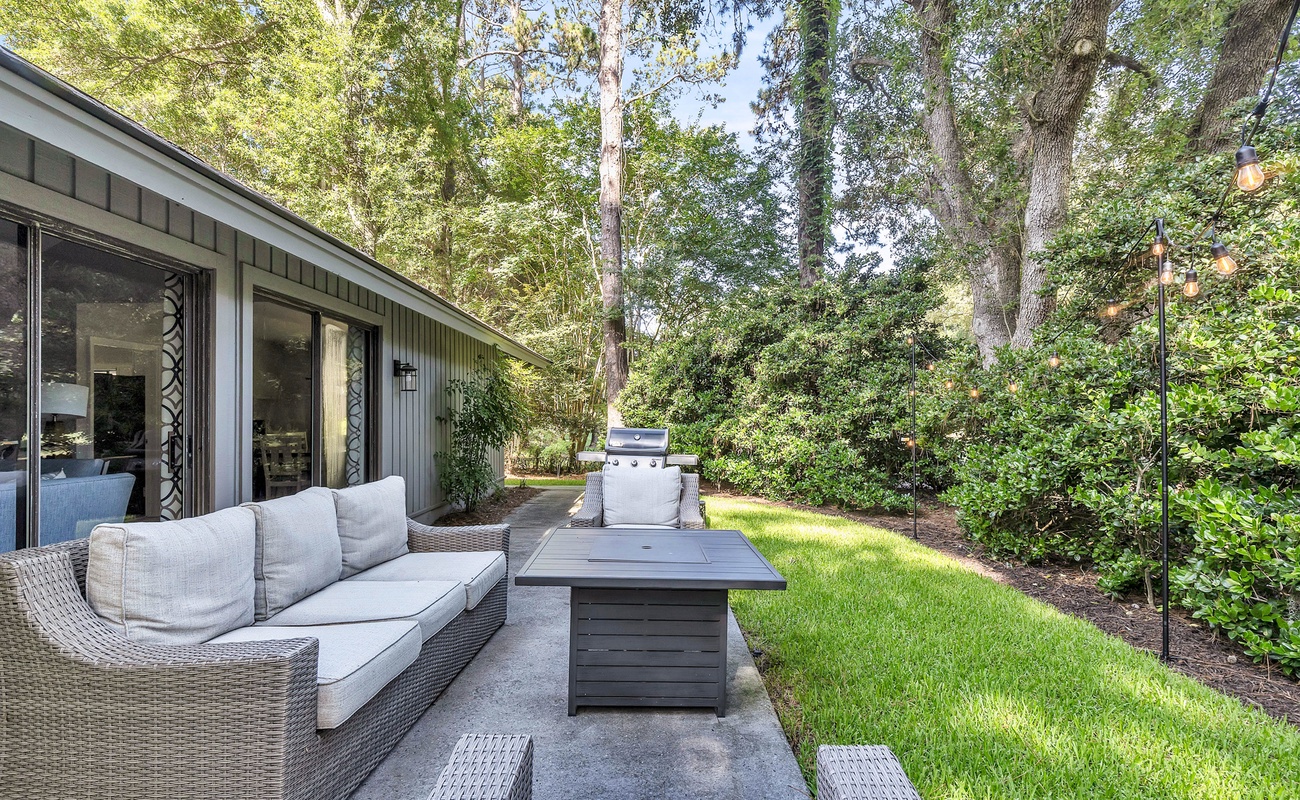 Private Patio Overlooking Golf Course