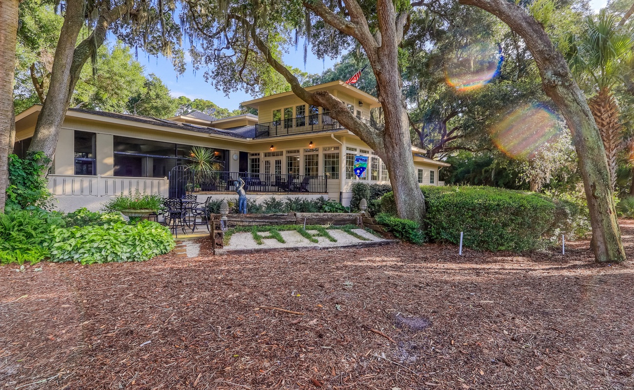 Rear Exterior View of Home