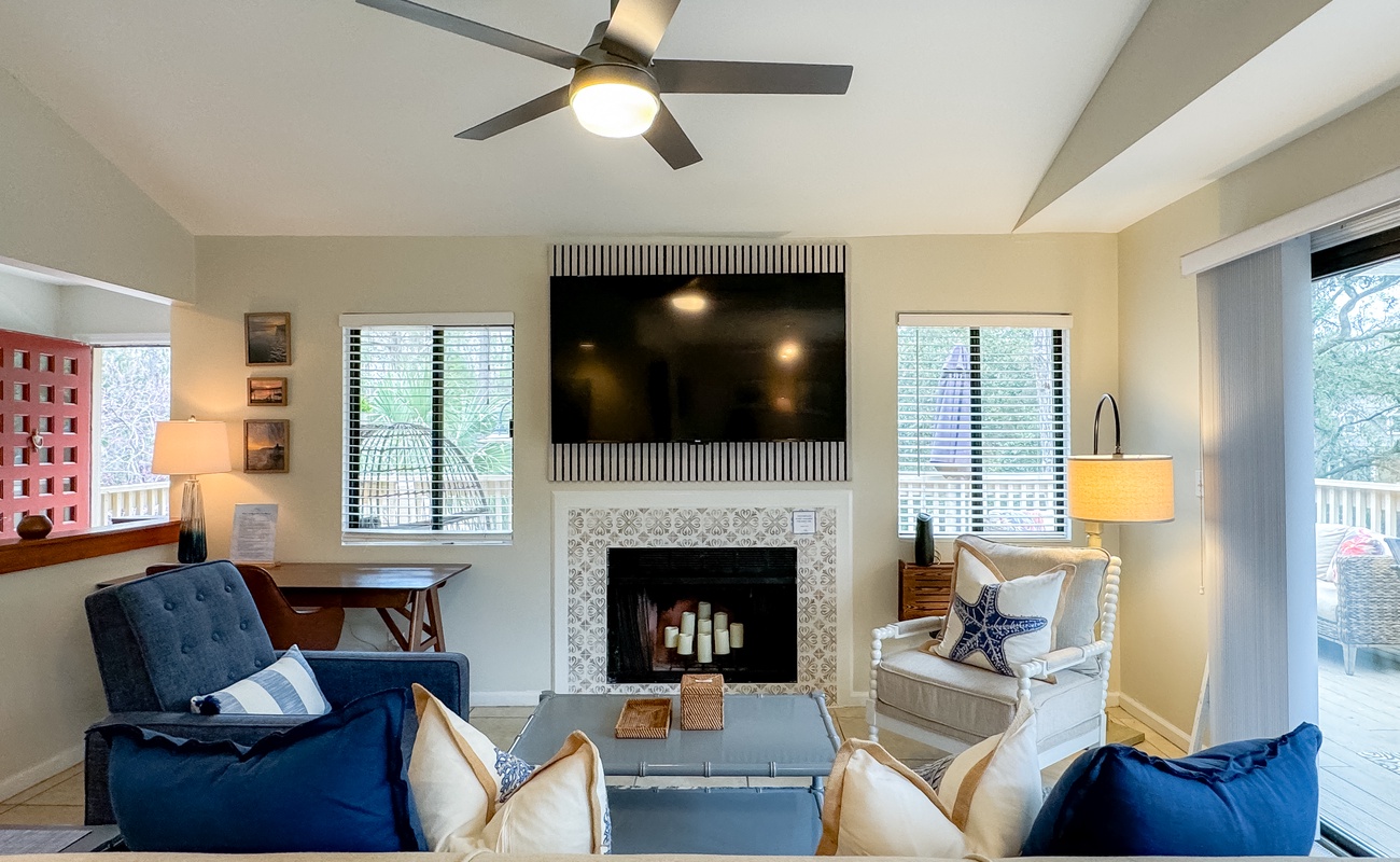Living Area with Large Wrap Around Balcony