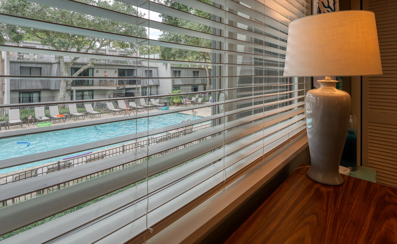 Primary Suite with View of Pool