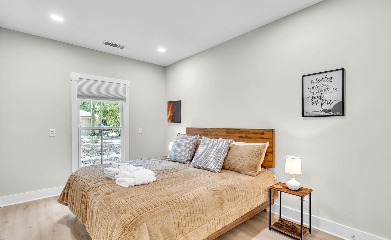 Guest Bedroom with King Bed and En-Suite Bathroom