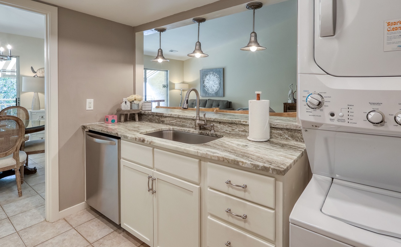 Kitchen with Laundry