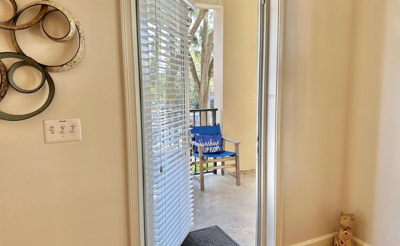 Balcony Off of Living Area